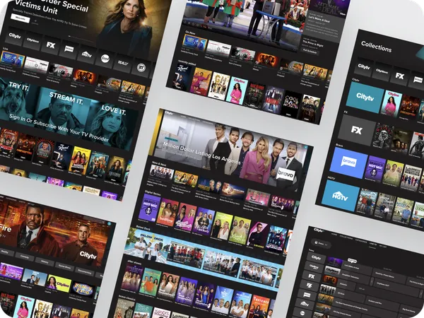 Image of CityTV+ project, showing the CityTV+ website